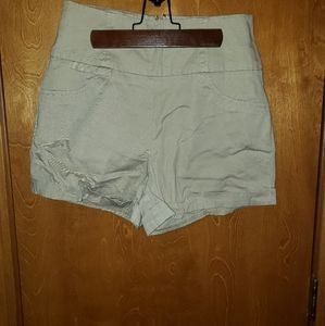 High waisted shorts